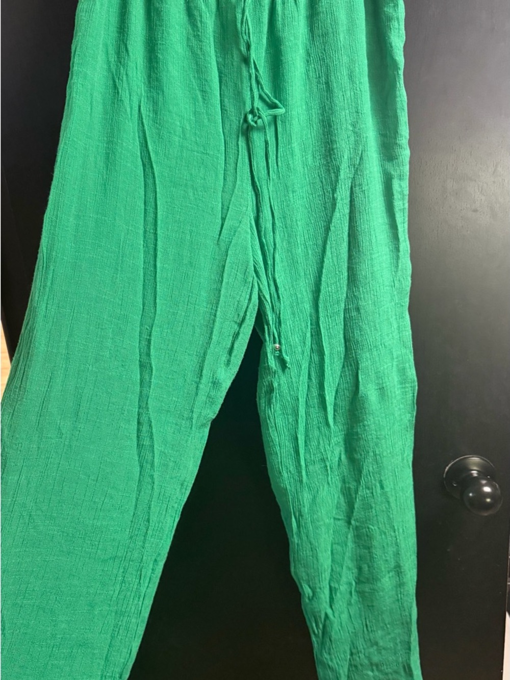 Mlle Gabrielle Emerald Green Drawstring Joggers